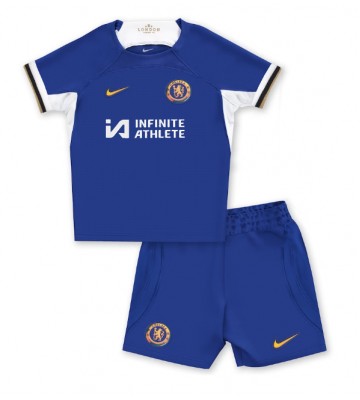 Chelsea Hjemmebanesæt Børn 2023-24 Kort ærmer (+ korte bukser)